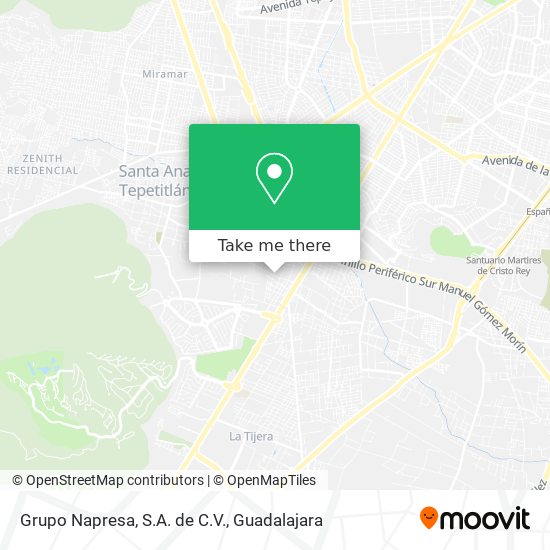 Grupo Napresa, S.A. de C.V. map