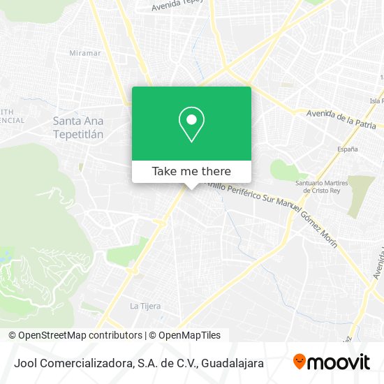 Jool Comercializadora, S.A. de C.V. map