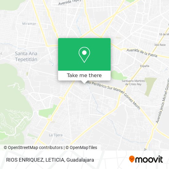 RIOS ENRIQUEZ, LETICIA map