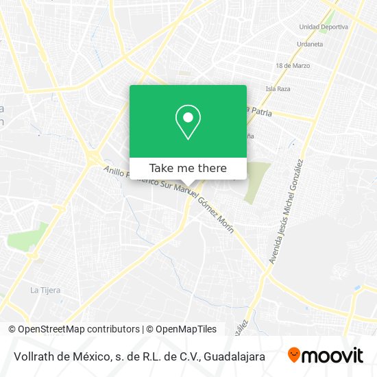 Vollrath de México, s. de R.L. de C.V. map