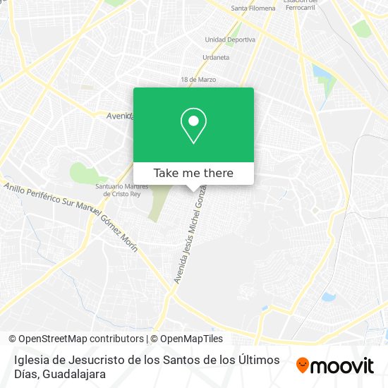 Iglesia de Jesucristo de los Santos de los Últimos Días map