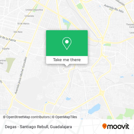 Degas - Santiago Rebull map