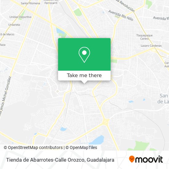 Tienda de Abarrotes-Calle Orozco map