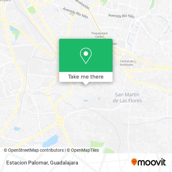 Mapa de Estacion Palomar