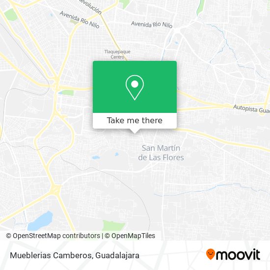 Mapa de Mueblerias Camberos