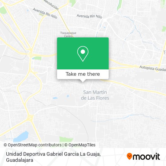 Unidad Deportiva Gabriel Garcia La Guaja map