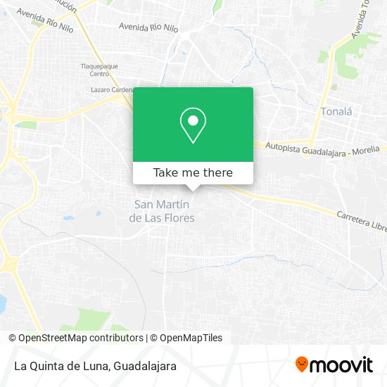 Mapa de La Quinta de Luna
