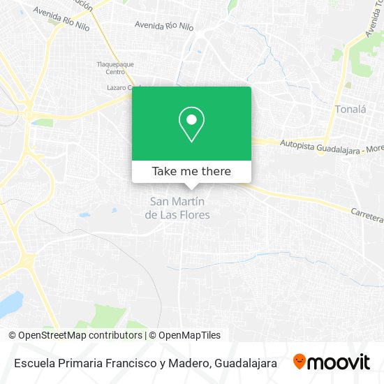 Escuela Primaria Francisco y Madero map