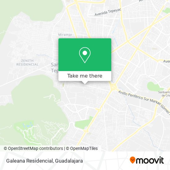 Mapa de Galeana Residencial