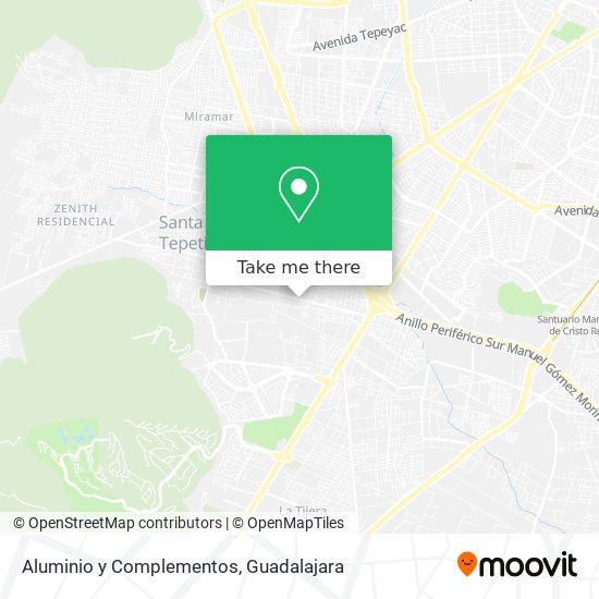 Aluminio y Complementos map