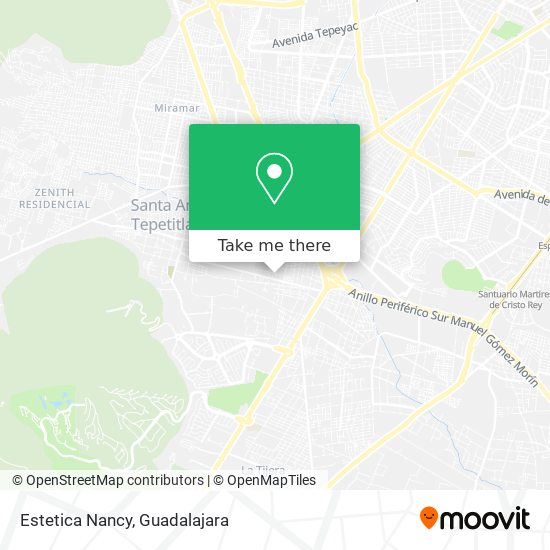Mapa de Estetica Nancy