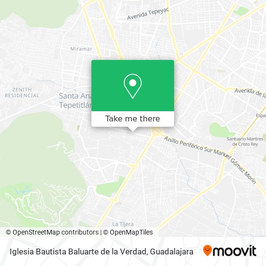 Iglesia Bautista Baluarte de la Verdad map