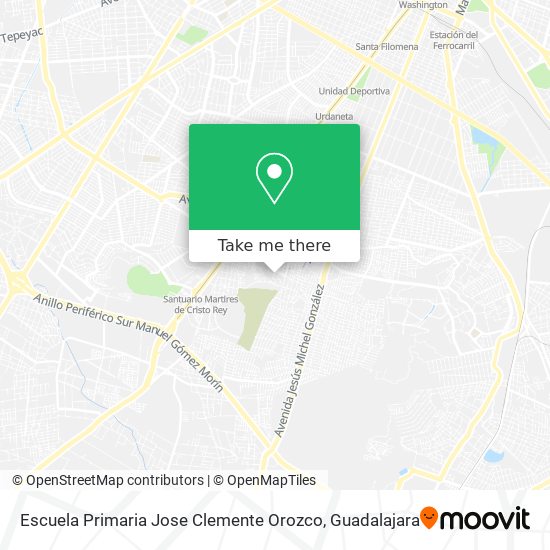 Escuela Primaria Jose Clemente Orozco map