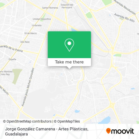 Jorge González Camarena - Artes Plásticas map