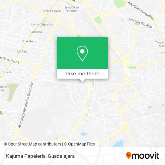 Mapa de Kajuma Papelería