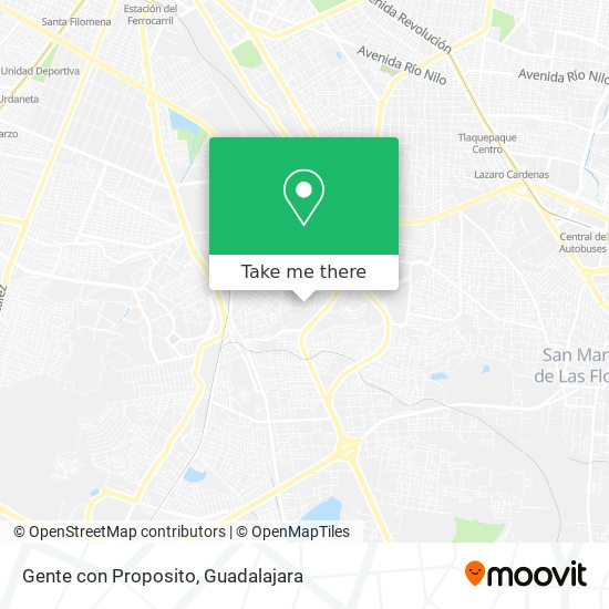 Gente con Proposito map