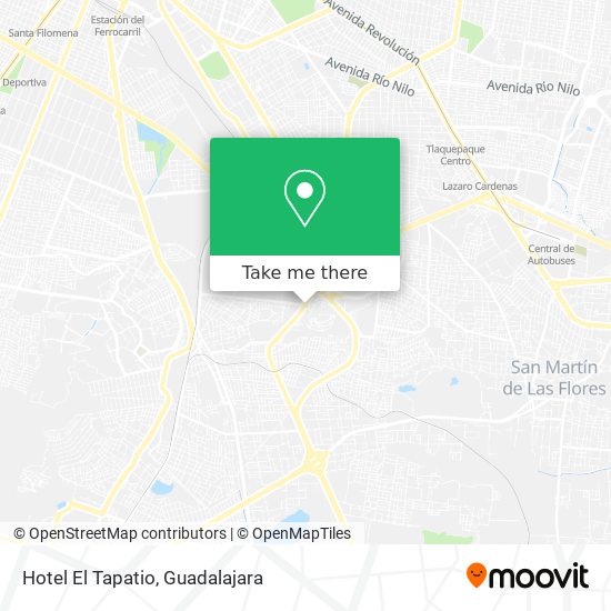 Mapa de Hotel El Tapatio