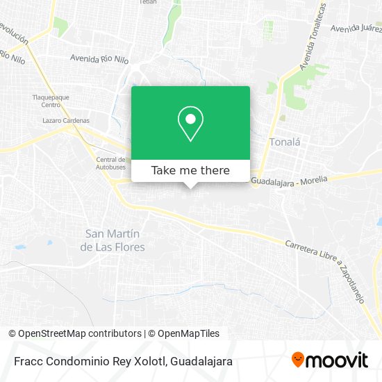 Fracc Condominio Rey Xolotl map