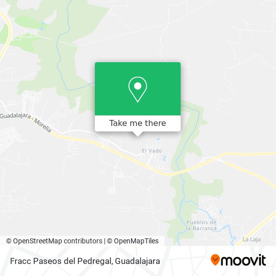 Mapa de Fracc Paseos del Pedregal