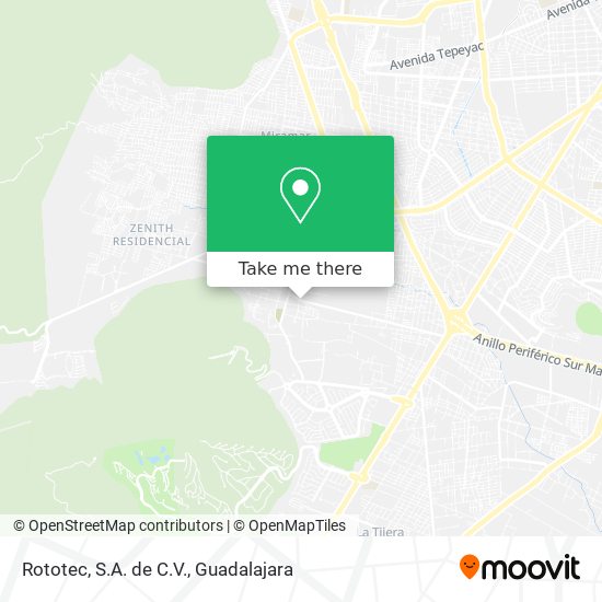 Rototec, S.A. de C.V. map