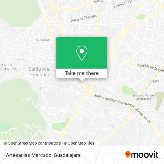 Artesanias Mercado map