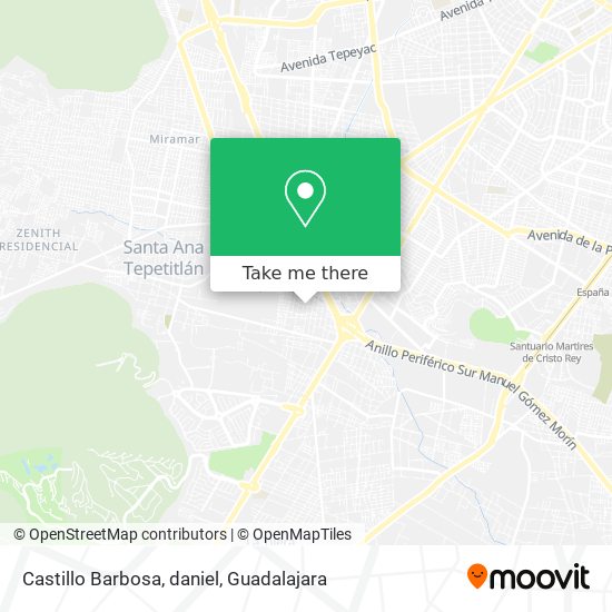 Castillo Barbosa, daniel map