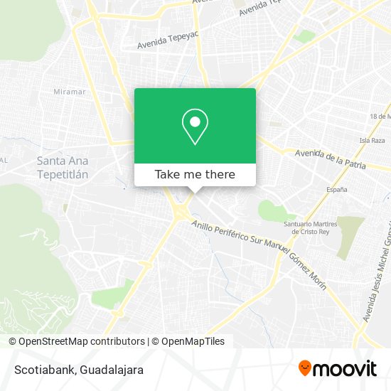 Mapa de Scotiabank