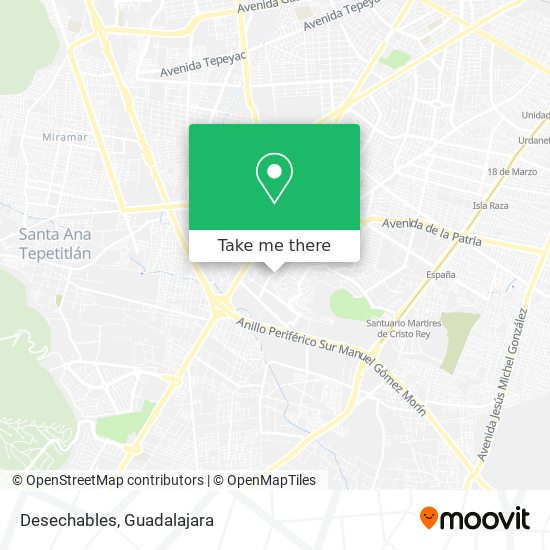 Mapa de Desechables