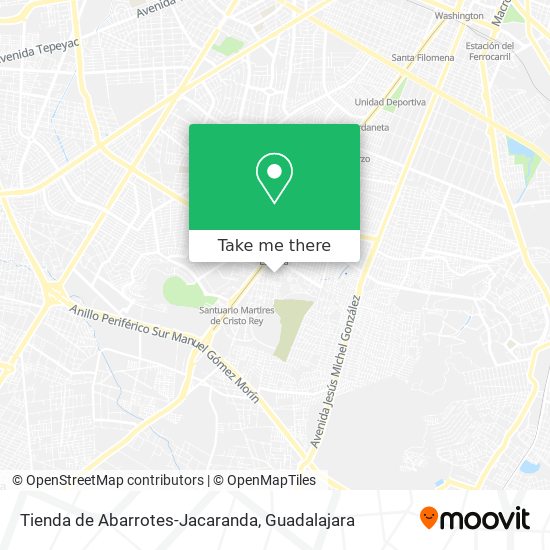 Mapa de Tienda de Abarrotes-Jacaranda