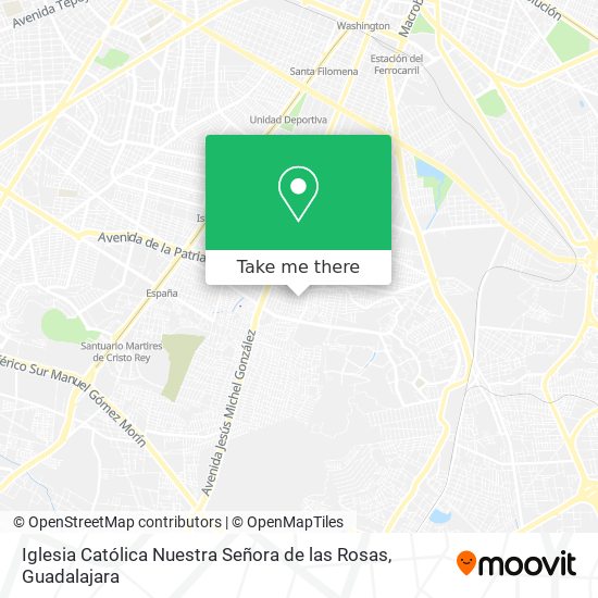 Iglesia Católica Nuestra Señora de las Rosas map