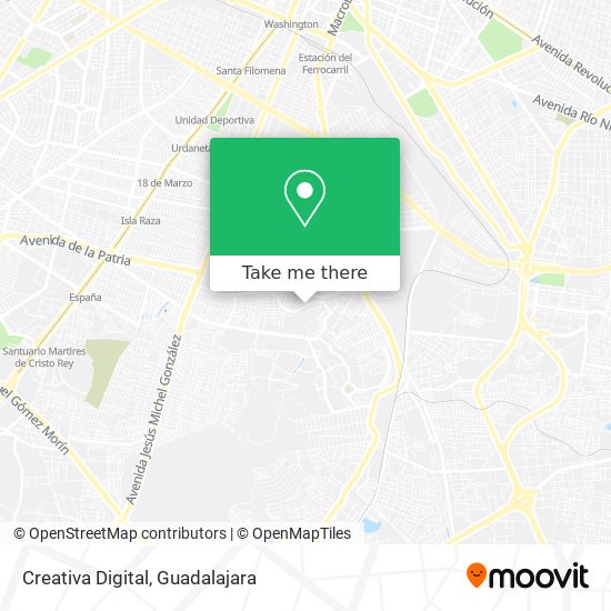 Creativa Digital map