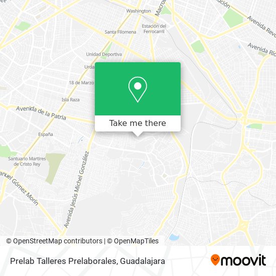 Prelab Talleres Prelaborales map