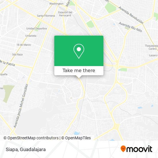 Mapa de Siapa
