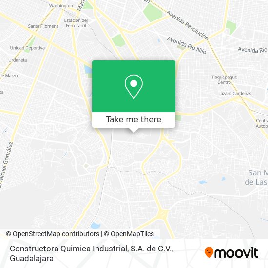 Constructora Quimica Industrial, S.A. de C.V. map
