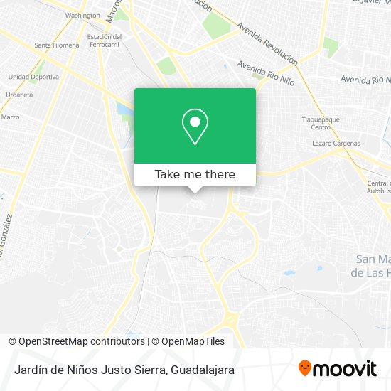 Jardín de Niños Justo Sierra map