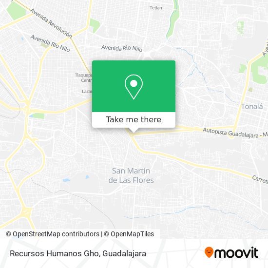 Recursos Humanos Gho map