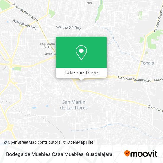 Bodega de Muebles Casa Muebles map
