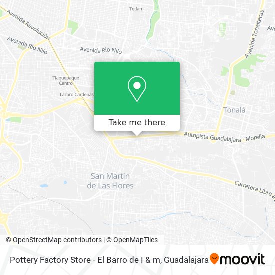 Pottery Factory Store - El Barro de I & m map