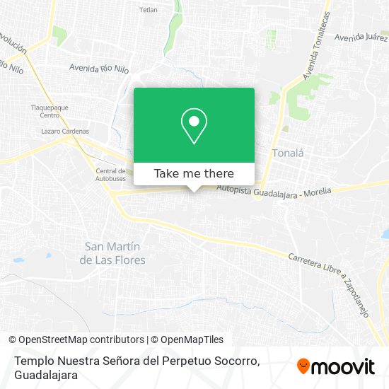 Mapa de Templo Nuestra Señora del Perpetuo Socorro