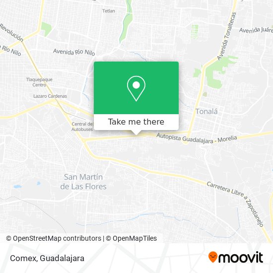 Mapa de Comex