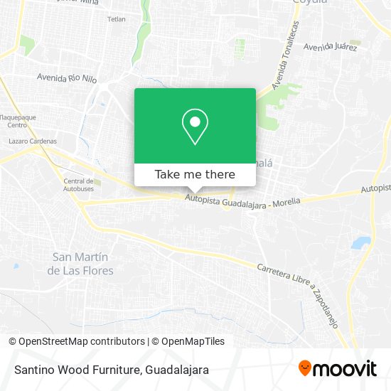 Mapa de Santino Wood Furniture