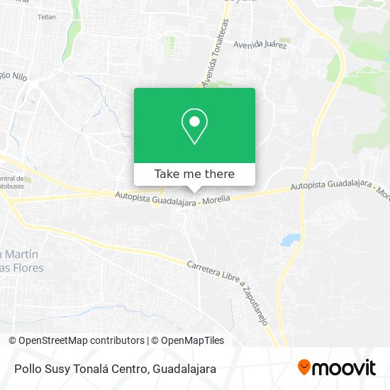 Pollo Susy Tonalá Centro map