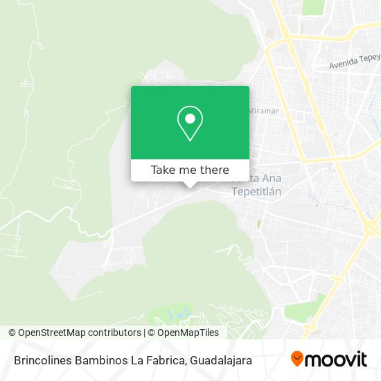Brincolines Bambinos La Fabrica map