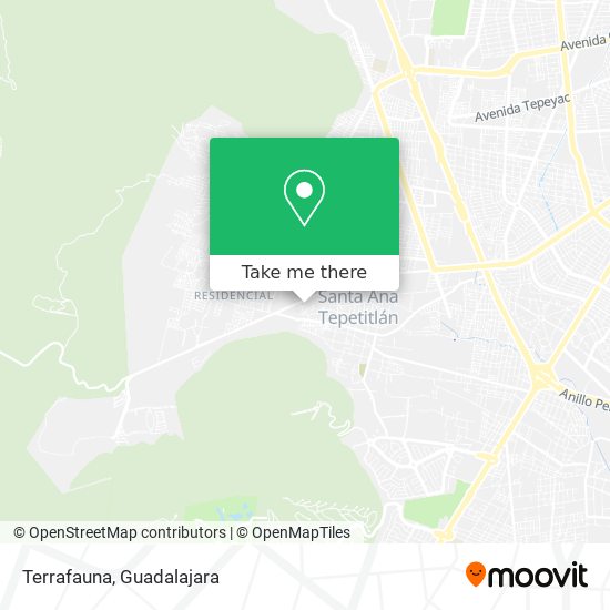 Mapa de Terrafauna