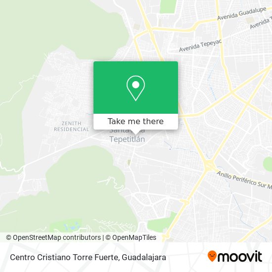 Mapa de Centro Cristiano Torre Fuerte
