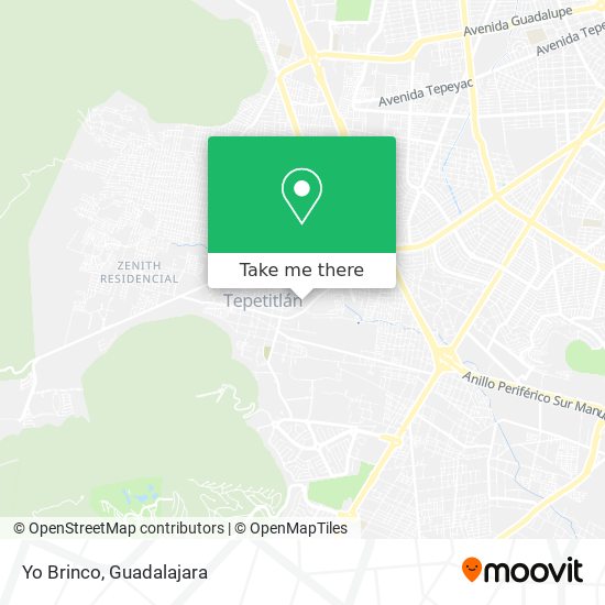 Mapa de Yo Brinco