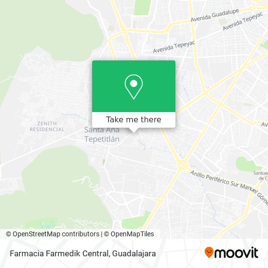 Farmacia Farmedik Central map