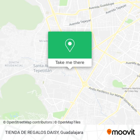 TIENDA DE REGALOS DAISY map