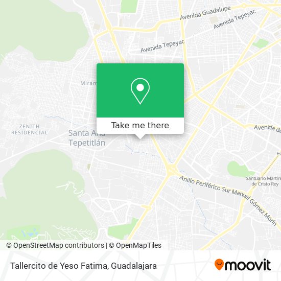 Mapa de Tallercito de Yeso Fatima