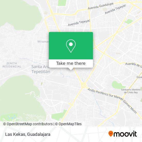 Mapa de Las Kekas
